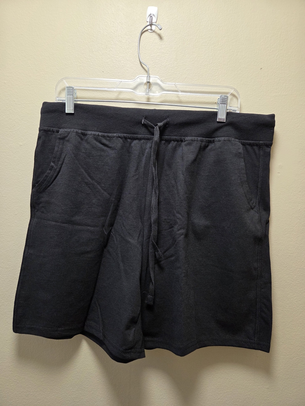 Hanes Women's Black Athletic Drawstring Shorts